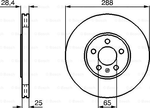 BOSCH 0 986 478 619 - Kočioni disk www.molydon.hr