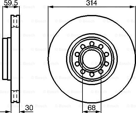 BOSCH 0 986 478 617 - Kočioni disk www.molydon.hr