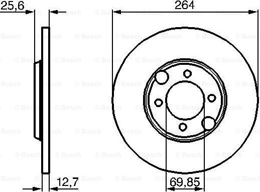 BOSCH 0 986 478 689 - Kočioni disk www.molydon.hr