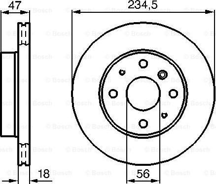 BOSCH 0 986 478 684 - Kočioni disk www.molydon.hr