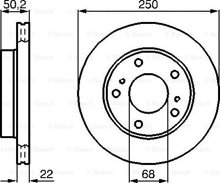 BOSCH 0 986 478 685 - Kočioni disk www.molydon.hr