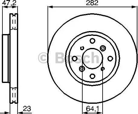 BOSCH 0 986 478 681 - Kočioni disk www.molydon.hr