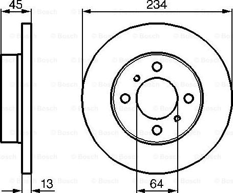 BOSCH 0 986 478 636 - Kočioni disk www.molydon.hr