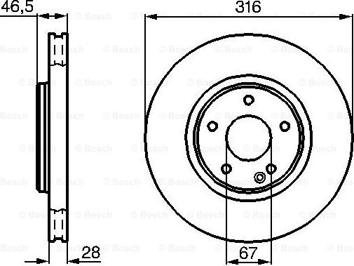 BOSCH 0 986 478 625 - Kočioni disk www.molydon.hr