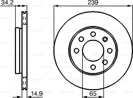 BOSCH 0 986 478 627 - Kočioni disk www.molydon.hr