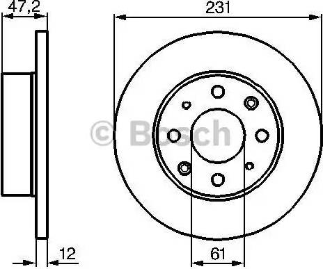 BOSCH 0 986 478 676 - Kočioni disk www.molydon.hr