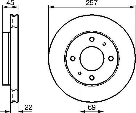 BOSCH 0 986 478 673 - Kočioni disk www.molydon.hr