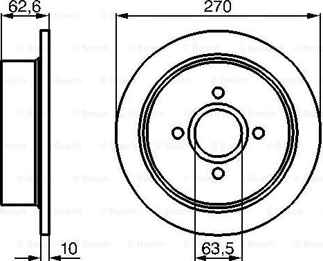 BOSCH 0 986 478 672 - Kočioni disk www.molydon.hr