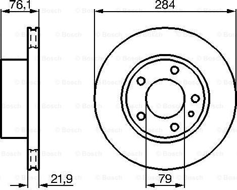 BOSCH 0 986 478 043 - Kočioni disk www.molydon.hr