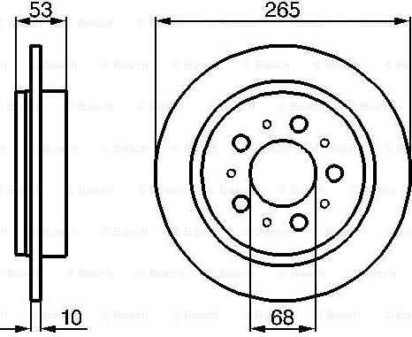 BOSCH 0 986 478 042 - Kočioni disk www.molydon.hr