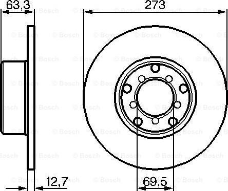 BOSCH 0 986 478 055 - Kočioni disk www.molydon.hr