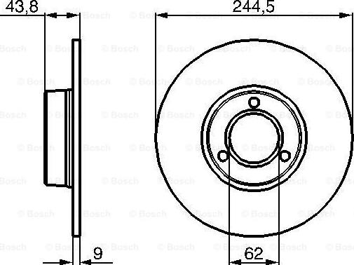 BOSCH 0 986 478 052 - Kočioni disk www.molydon.hr