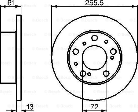 BOSCH 0 986 478 067 - Kočioni disk www.molydon.hr