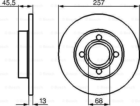 BOSCH 0 986 478 016 - Kočioni disk www.molydon.hr