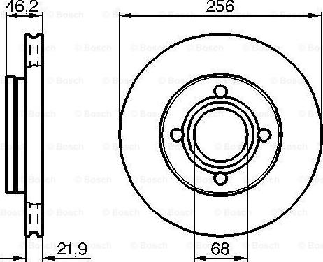 BOSCH 0 986 478 018 - Kočioni disk www.molydon.hr