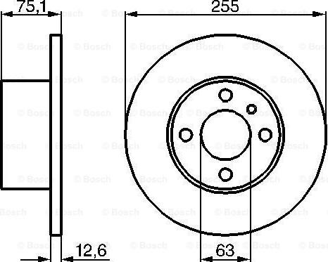 BOSCH 0 986 478 032 - Kočioni disk www.molydon.hr