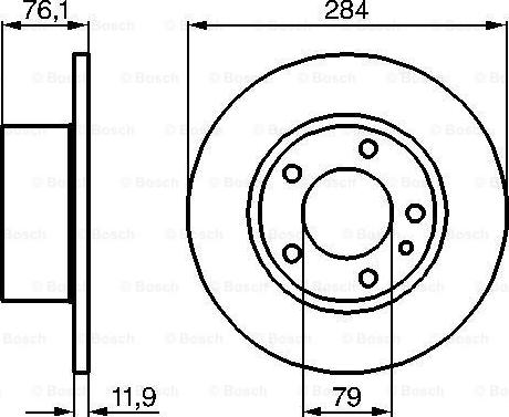 BOSCH 0 986 478 037 - Kočioni disk www.molydon.hr