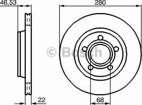 BOSCH 0 986 478 022 - Kočioni disk www.molydon.hr