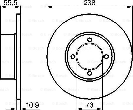 BOSCH 0 986 478 079 - Kočioni disk www.molydon.hr