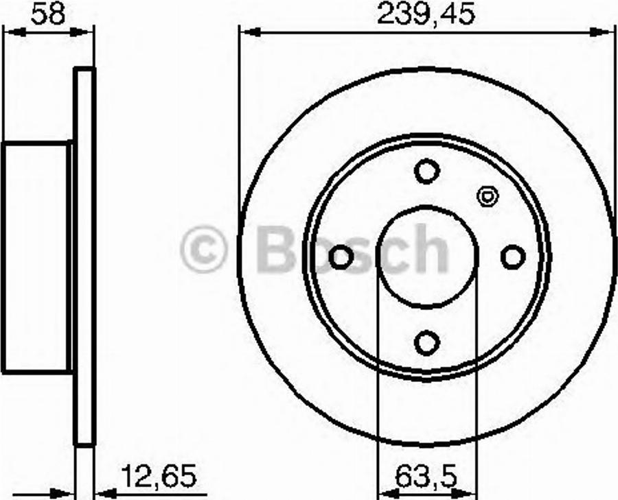 BOSCH 0 986 478 074 - Kočioni disk www.molydon.hr