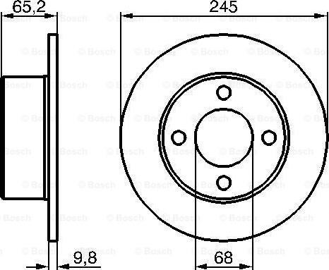 TRW DF1543T - Kočioni disk www.molydon.hr