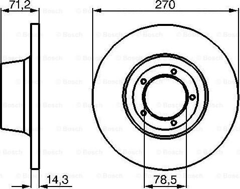 BOSCH 0 986 478 190 - Kočioni disk www.molydon.hr