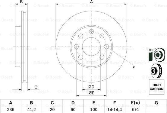 BOSCH 0 986 478 192 - Kočioni disk www.molydon.hr