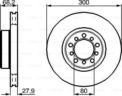 BOSCH 0 986 478 197 - Kočioni disk www.molydon.hr