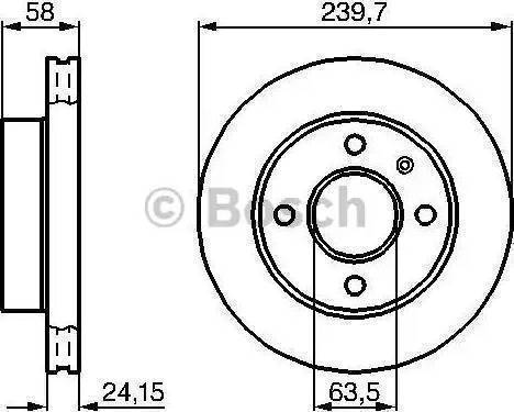 BOSCH 986478148 - Kočioni disk www.molydon.hr