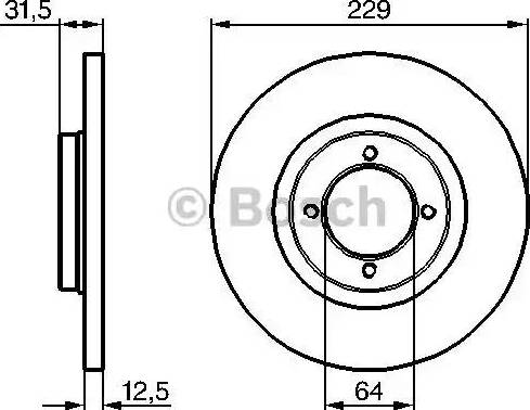 BOSCH 0 986 478 180 - Kočioni disk www.molydon.hr