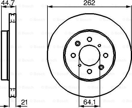 BOSCH 0 986 479 B23 - Kočioni disk www.molydon.hr