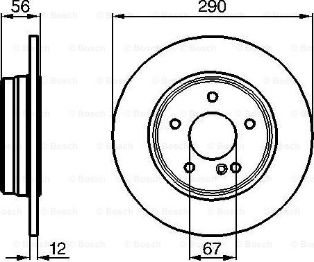 BOSCH 0 986 478 899 - Kočioni disk www.molydon.hr