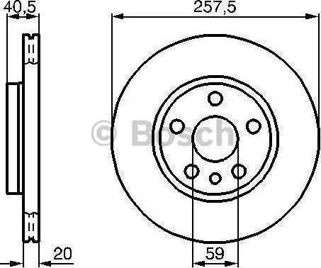 BOSCH 986478896 - Kočioni disk www.molydon.hr