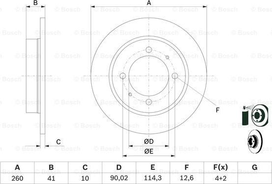 BOSCH 0 986 478 898 - Kočioni disk www.molydon.hr