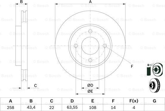 BOSCH 0 986 478 892 - Kočioni disk www.molydon.hr