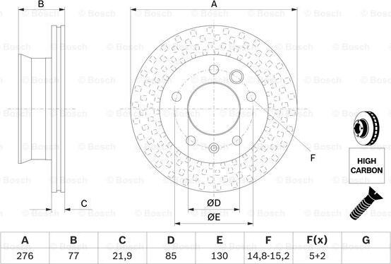 BOSCH 0 986 478 849 - Kočioni disk www.molydon.hr