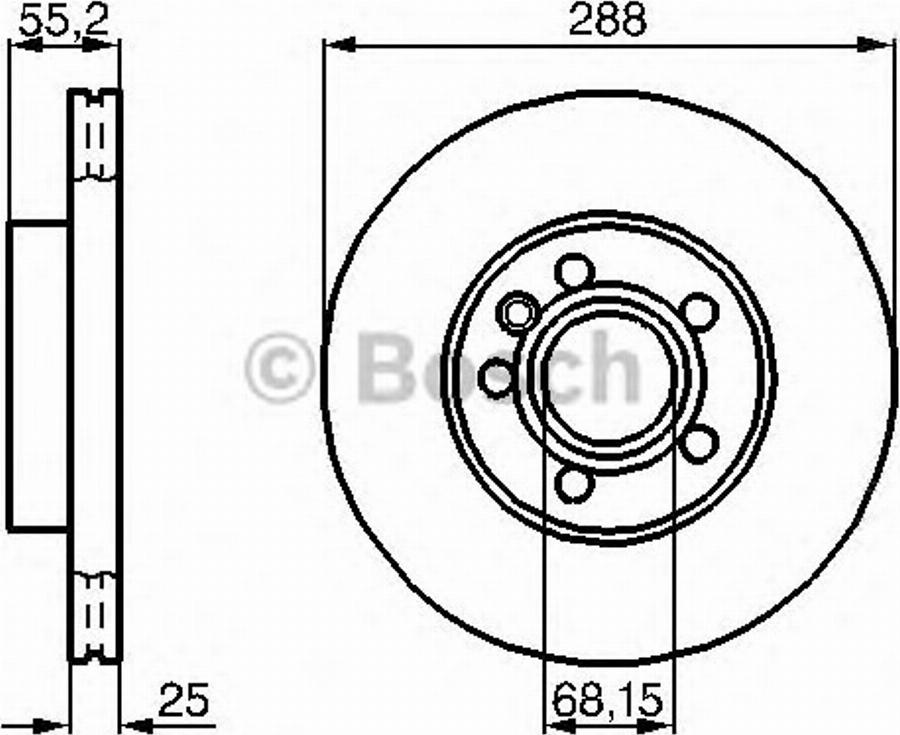 BOSCH 0 986 478 845 - Kočioni disk www.molydon.hr