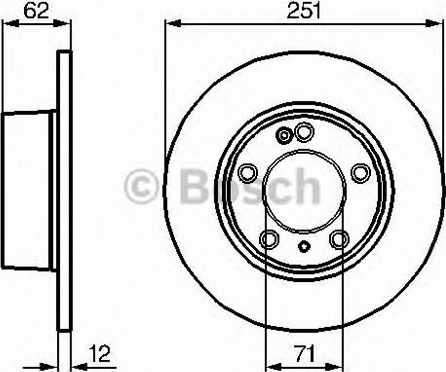 BOSCH 0 986 478 840 - Kočioni disk www.molydon.hr