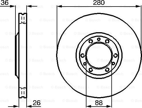 BOSCH 0 986 478 854 - Kočioni disk www.molydon.hr