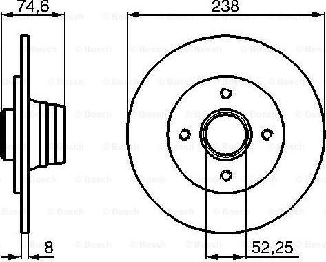 BOSCH 0 986 478 866 - Kočioni disk www.molydon.hr