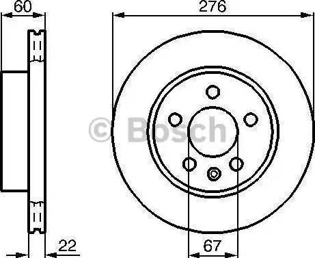 BOSCH 986478861 - Kočioni disk www.molydon.hr