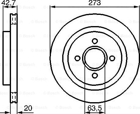 BOSCH 0 986 478 816 - Kočioni disk www.molydon.hr