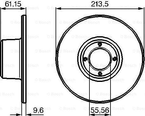 Quinton Hazell BSF3577 - Kočioni disk www.molydon.hr