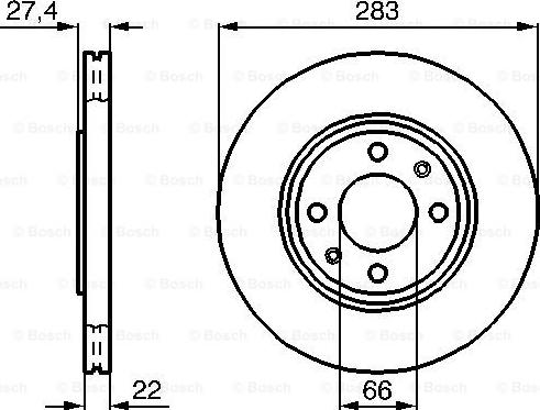 BOSCH 0 986 478 834 - Kočioni disk www.molydon.hr