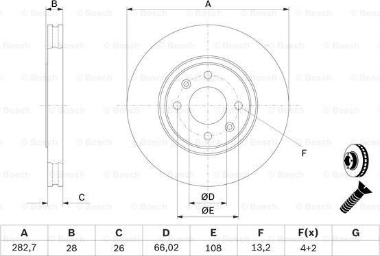 BOSCH 0 986 478 831 - Kočioni disk www.molydon.hr