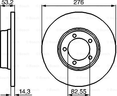 BOSCH 0 986 478 820 - Kočioni disk www.molydon.hr