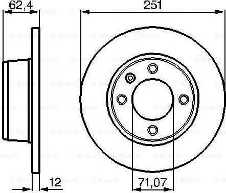 BOSCH 0 986 478 879 - Kočioni disk www.molydon.hr