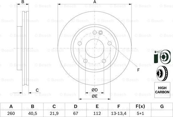 BOSCH 0 986 478 875 - Kočioni disk www.molydon.hr