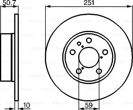 BOSCH 0 986 479 B31 - Kočioni disk www.molydon.hr