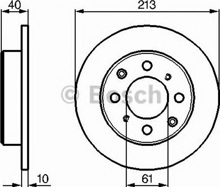 BOSCH 0 986 478 348 - Kočioni disk www.molydon.hr